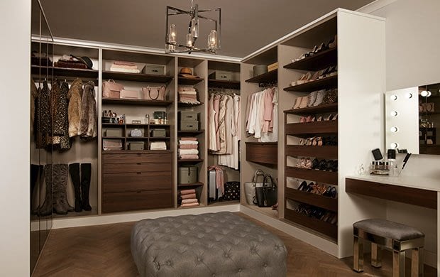 Walk in wardrobe